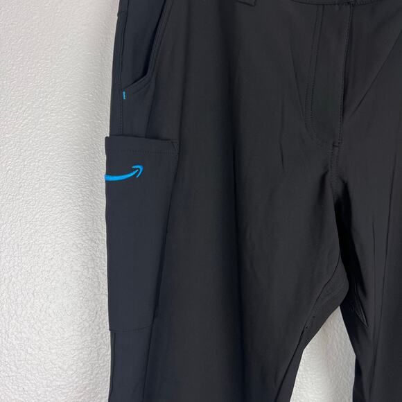 Amazon Women’s Cargo Work Pants XL Black Luly Yang Stretch Uniform Utility - Picture 4 of 9